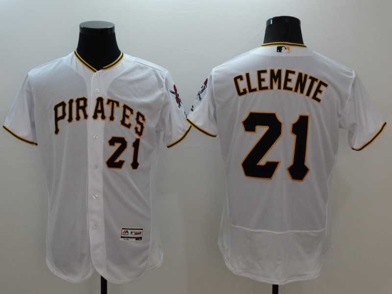 Pittsburgh Pirates #21 Roberto Clemente White 2016 Flexbase Authentic Collection Stitched Jersey,We sell and wholesale Pittsburgh Pirates #21 Roberto Clemente White 2016 Flexbase Authentic Collection Stitched Jersey on line form chian!